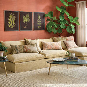 Alfombra moderna de yute tejida a mano de roble blanqueado, juego de fibra natural - Product Image 5