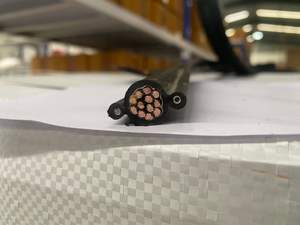 Cable de control redondo flexible para grúa con alivio de tensión dual, cable de acero 300/500V de alta resistencia CMK Giovenzana - Product Image 3