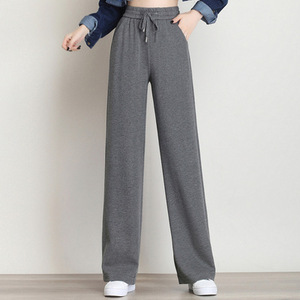 Pantalones de Trabajo de Oficina para Verano, Pantalones de Negocios de Cintura Alta y Pierna Ancha para Mujer - Product Image 5