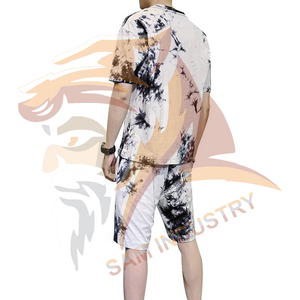 Ensemble deux pièces personnalisé sublimé style streetwear, dernière tendance, décontracté, manches courtes, respirant, haute qualité pour homme - Product Image 2