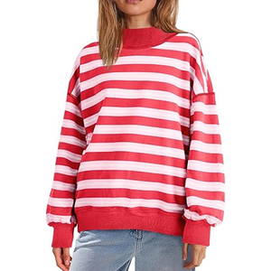Pull à col roulé pour femme, épais, surdimensionné, doublé en polaire - Product Image 2