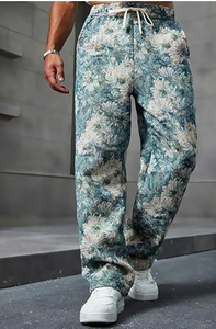 กางเกงลำลองสำหรับผู้ชายใส่ในฤดูร้อน สวมใส่สบายในชีวิตประจำวัน กางเกงน้ำหนักเบา - Product Image 2