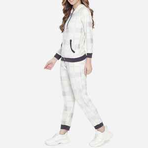 New Custom Logo Made Hot Selling OEM Service Top Quality Sweat <b>Suit</b> In 100% Cotton Tracksuit For Women - Product Image 5