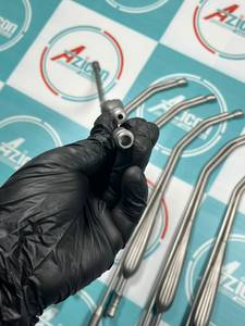 Tube d'aspiration Yankauer en fibre optique de qualité supérieure avec poignée éclairée, aspirateur pour voies respiratoires tonsillaires et pharyngées, instrument chirurgical, canule - Product Image 4