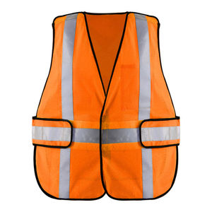 Gilet de sécurité haute visibilité classe 2 en polyester imperméable, logo personnalisé, vêtements de travail à LED clignotantes, service OEM, vente en gros, nouvelle arrivée - Product Image 5