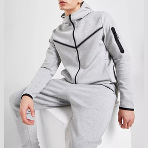 Survêtements de luxe pour hommes, vêtements de sport, tenues de fitness, en molleton technique, ensemble 2 pièces, confortables, prix raisonnable, service OEM - Product Image 3