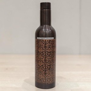 Botella decorativa con motivos ornamentales para uso doméstico de Indian Exports International. (Cobre puro certificado) - Product Image 1
