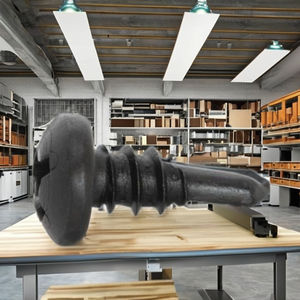 PDC 11 Tornillo de cabeza alomada de acero al carbono con recubrimiento negro, punta de taladro, Phillips, rosca estándar, pulgadas, Grado 4.8/6.8 - Product Image 1