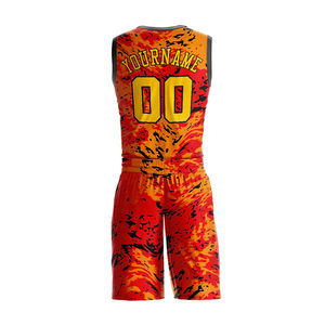 Uniforme de Baloncesto Personalizado por Sublimación, Conjunto sin Mangas de Poliéster Transpirable, Uniforme Reversible Unisex, Servicio OEM - Product Image 2