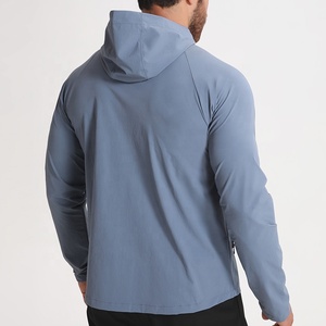Sudadera con Capucha de Tela Elástica de Nailon y Spandex de Primera Calidad, Ligera, para Entrenamiento Atlético y Uso Casual - Product Image 2