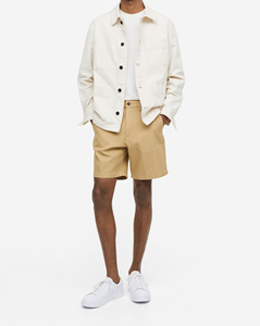 Fade Color Design Summer Straight High <b>Waist</b> Embroidered Washed <b>Jeans</b> Hip Hop Street Wear Vintage Denim <b>Men</b> Shorts - Product Image 1