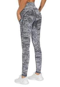 <b>Women</b> Winter Casual Breathable Fitness Workout <b>Leggings</b> High Waist Stretch Fabric Gym Yoga Athletic Activewear - Product Image 4