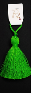Décoration suspendue en tissu vert avec pompons, style bohème, accessoire de décoration pour salon - Product Image 5
