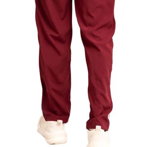 Men's Burgundy Jogger Pants Casual Sweatpants <b>Elastic</b> <b>Waist</b> Drawstring Sports Training Track <b>Trousers</b> Wholesale - Product Image 5