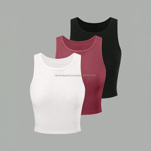 Nardon Apparel – Vente en gros OEM de débardeurs côtelés pour femmes, vêtements de sport et streetwear en coton personnalisés - Product Image 5