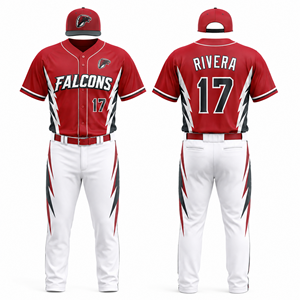 Uniforme de Béisbol Personalizado al por Mayor para Escuelas, Universidades, Comunidades, Academias, Equipos, Jugadores, Entrenadores, Ropa de Juego, Ropa de Campo, Bateo - Product Image 2