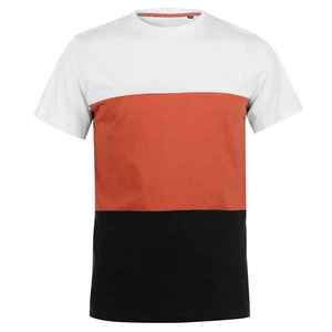 เสื้อยืดผู้ชายผ้าฝ้าย 100% ทรงปกติ ระบายอากาศได้ดี เป็นมิตรกับสิ่งแวดล้อม พิมพ์ลายโลโก้ด้านหน้าด้วยยางนูนแบบกำหนดเอง - Product Image 4