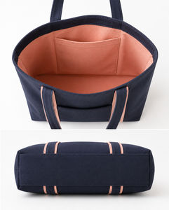 Sac fourre-tout gris réutilisable, sac à main texturé avec poche avant pour le shopping, les voyages et l'usage quotidien - Product Image 4