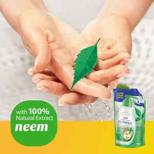 Yuthika Naturals 750ml Neem Hand Wash 100% Extractos naturales pH Forma líquida equilibrada - Product Image 3