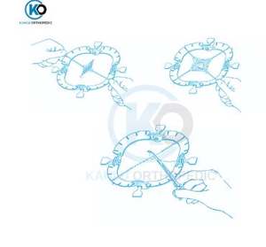 Système d'opérations chirurgicales urologiques réutilisable : Anneaux et crochets de haute qualité, ensemble de rétracteurs manuels Lone Star - Product Image 6