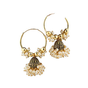 Best Quality <b>Light</b> Weight Trendy Gold Plated Wedding Stainless Steel Earrings New Design Wholesale Price Women's - Product Image 1
