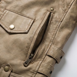 Veste de moto en cuir véritable pour homme de qualité supérieure, nouvelle arrivée, vestes de moto d'hiver, protections amovibles, personnalisables - Product Image 5