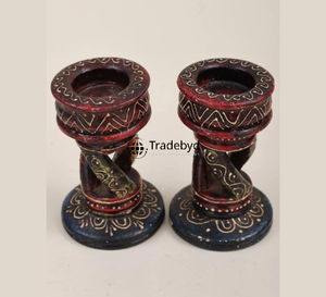 Elegante Portavelas de Madera Hecho a Mano de Primera Calidad para Decoración del Hogar, Varios Tamaños y Formas, Impresión Personalizada Tradebyd - Product Image 6