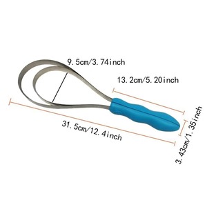 1 Peigne de toilettage pour chevaux, brosse équestre, grattoir antidérapant pour animaux, bétail, tous types de chiens, outil de toilettage pour chevaux - Product Image 2