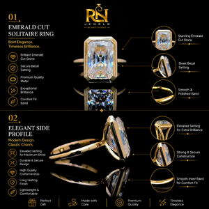 Bague solitaire en or massif avec diamant de laboratoire taille radiant 2 carats, sertie clos, pour fiançailles, bijoux fins modernes |   Bagues en diamant en gros - Product Image 5