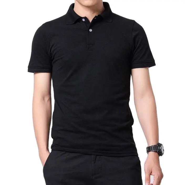 Short Sleeve Men's Polo Shirts 100% Cotton Multi Color Fashion QUICK DRY Casual Basic Business Polo T-Shirts