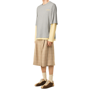 T-shirt en coton à double effet manches longues pour homme, coupe oversize, style streetwear décontracté, jersey premium, t-shirt homme personnalisé OEM - Product Image 5
