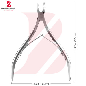 Top Product 2Pcs Set Professional Nail Cuticle Nipper Double Spring Sharp <b>Blade</b> Pedicure Trimmer Manicure Grooming Kit - Product Image 3