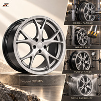 Jantes forgées 6061-T6 à 5 branches en Y, finition argent satiné brillant bicolore, 18, 19, 20 pouces, 5x112, 5x120 pour Tesla Model 3 et Model Y (véhicules électriques)