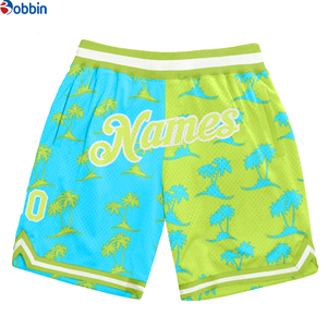 Pantalones Cortos de Playa para Hombre, Transpirables, Sublimados Personalizados, de Poliéster, Holgados, con Estampado Completo, de Malla, para Entrenamiento - Product Image 6