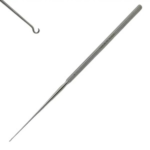 Retractor de Tejido de Punta Afilada, Micro Gancho de Una Sola Punta V Mueller, Instrumento Quirúrgico Manual de Acero Inoxidable Estándar para ORL, de Vaslcare - Product Image 1