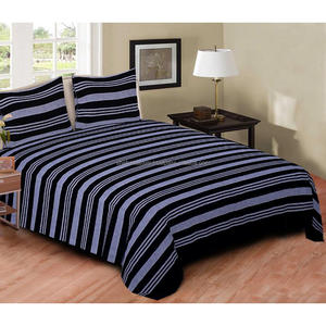 Indian Handwoven Eco-Friendly Fouta Bedsheets Recycled Cotton King <b>and</b> Queen Sizes with <b>Pillow</b> - Product Image 6