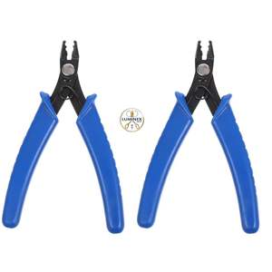 Pince à bec courbé de 5 pouces sans dents, rouge, pour bijoux, outils de fabrication de bijoux, 1 pièce - Product Image 6