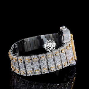 Reloj de Diamantes Moissanite de Lujo de 41 mm, Nuevo, de la Mejor Calidad, Estilo Hip Hop, Movimiento Mecánico ETA con Acabado de Lujo, Cantidad al por Mayor - Product Image 3