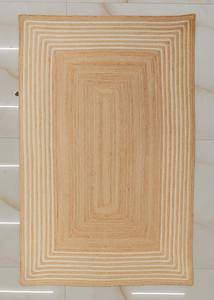 พรมปูพื้นทำมือสไตล์บ้านไร่ชนบทจากเส้นใยปอกระเจา ตกแต่งพื้นบ้านสไตล์โบฮีเมียน - Product Image 2