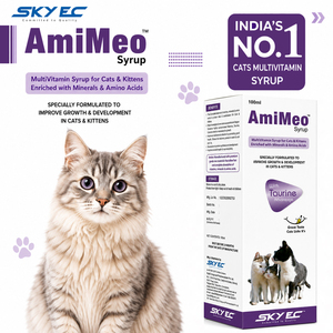Jarabe Multivitamínico SkyEC AmiMeo para Gatos y Gatitos Enriquecido con Taurina, Minerales y Aminoácidos para un Crecimiento y Vitalidad Saludables - Product Image 2