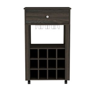 Deposito E-SHOP Carbon Espresso Margh Bar carrello cassetto elegante soluzione di stoccaggio - Product Image 4