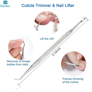 Customized Packaging Precision Stainless Steel Loop Cuticle Pusher Professional Salon Nail <b>Tool</b> Professional Supplier - Product Image 4