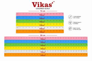 Regla de colores de alta demanda para estudiantes, dibujo, medición y uso en oficina, disponible a un precio asequible. - Product Image 3