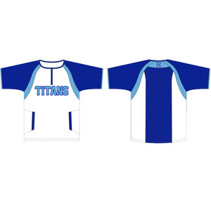 Camiseta de Béisbol para Hombre, Manga Corta, Sublimada, Malla de Poliéster Transpirable, Protección UV, EXITO INTL, Número de Equipo Personalizado, Blanca - Product Image 4