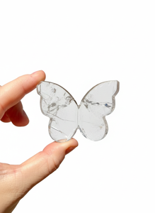 Mariposa Voladora de Cristal de Alta Calidad, Piedra Curativa de Cristal Transparente, Mariposa Tallada en 3D y Decoración para el Hogar, Mayorista de Piedras Preciosas - Product Image 5
