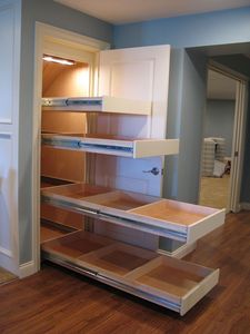 Durable Wood Pull Out Drawers for Kitchen Cabinets Sliding Pantry Shelf Wooden Cabinet Organizer Storage Drawer Box - Product Image 6
