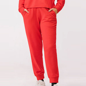 Nueva Llegada, Pantalones Deportivos de Moda para Mujer, Cómodos, Ajuste Regular, Cintura Elástica, Holgados, Gruesos, Cálidos para Invierno - Product Image 3