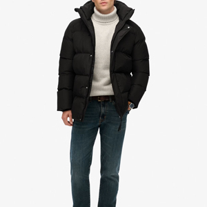 Top quality bubble jacket windproof winter padded coat high quality material custom logo bulk order supplier - Product Image 2