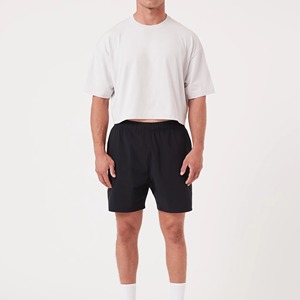 T-shirts courts pour hommes à manches courtes, séchage rapide, imprimés unis, 100 % coton, coupe ample, style streetwear - Product Image 3