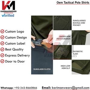 เสื้อโปโลแบรนด์สั่งทำพิเศษ เนื้อผ้าระบายอากาศ แห้งเร็ว รับผลิตแบรนด์ส่วนตัว ขายส่งสำหรับแบรนด์กิจกรรมกลางแจ้ง - Product Image 5
